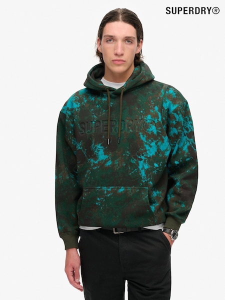 צבע שיש באלי - Superdry Utility Camo Logo Loose Hoodie (796569) | ‏327‏₪