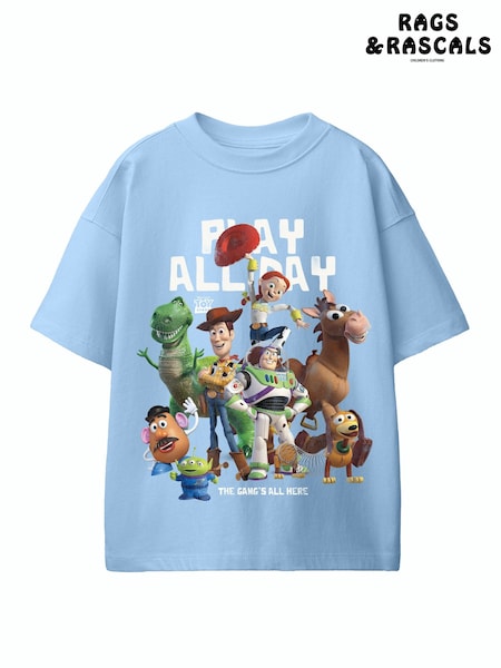 Blue - Rags & Rascals Disney Toy Story Play All Day T-shirt