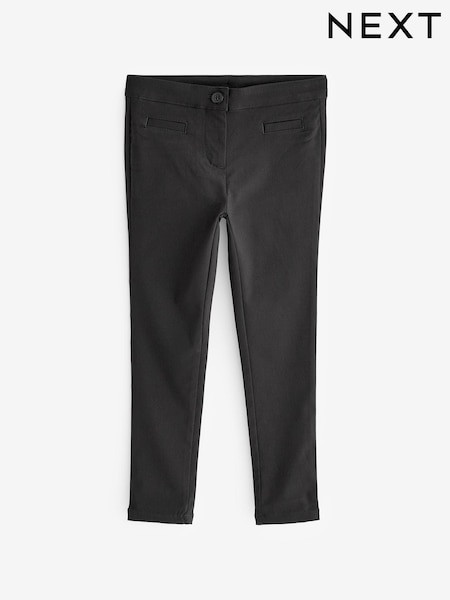 أسود تصميم أطول - School Skinny Stretch Trousers (3-18yrs) (796759) | ‏54 ر.س.‏ - ‏95 ر.س.‏