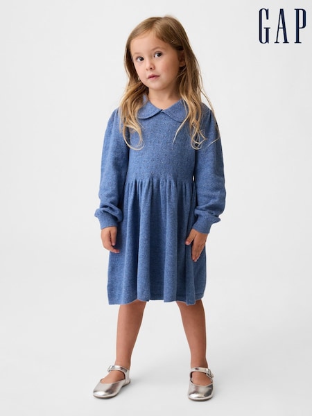Blue - Gap Cashsoft Collared Dress (6mths-5yrs)