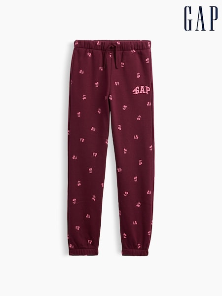 Burgunder Rød kirsebær - Gap Relaxed Logo Joggebukser (4–13år)