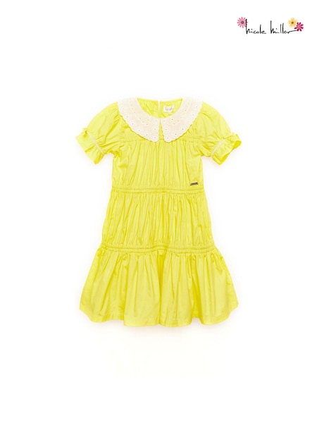 Nicole Miller Yellow 100% Cotton Dress (798294) | ‏14 ر.ع.‏ - ‏15 ر.ع.‏