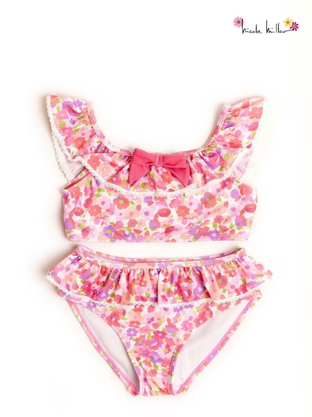 Nicole Miller Pink Floral Bikini Set (798354) | 21 € - 22 €