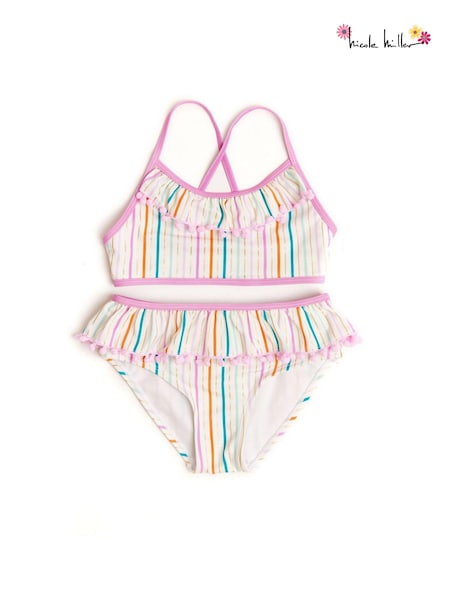 Nicole Miller White Bikni Set (798740) | AED87 - AED93