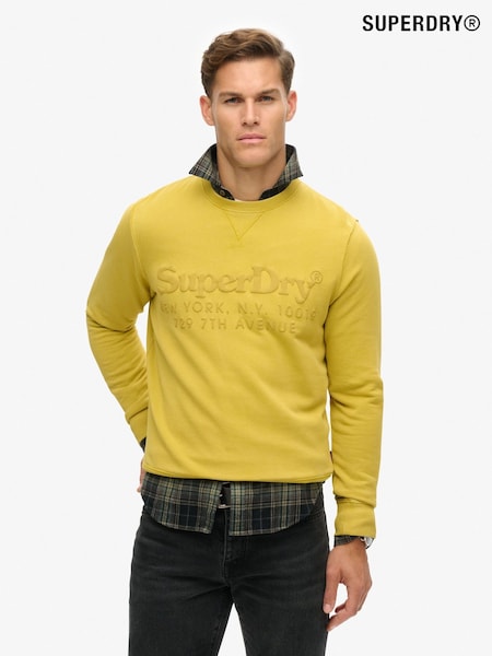 Oil жовтий - Бавовняний світшот Superdry Tonal Venue 100% (799850) | 3 304 грн