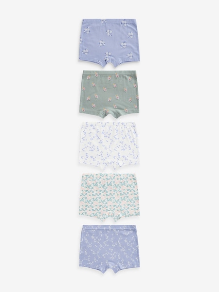 Blau und Pink - Ditsy Floral Shorts 5 Pack (2-16yrs) (799875) | 12 € - 18 €