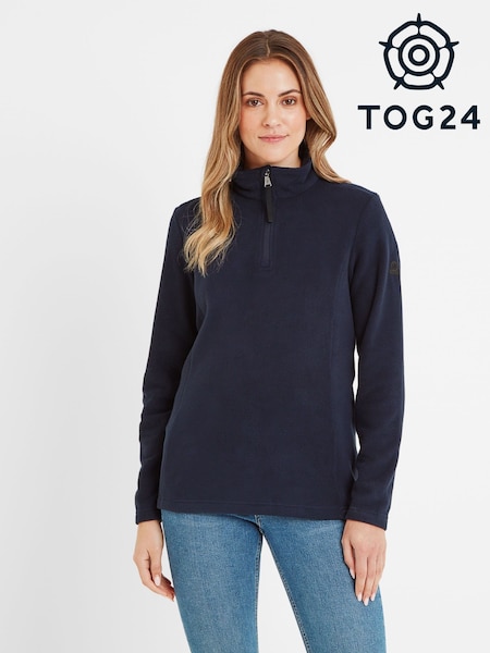 Tog 24 Blue Revive Fleece Zip Neck Jumper (7H0062) | €33
