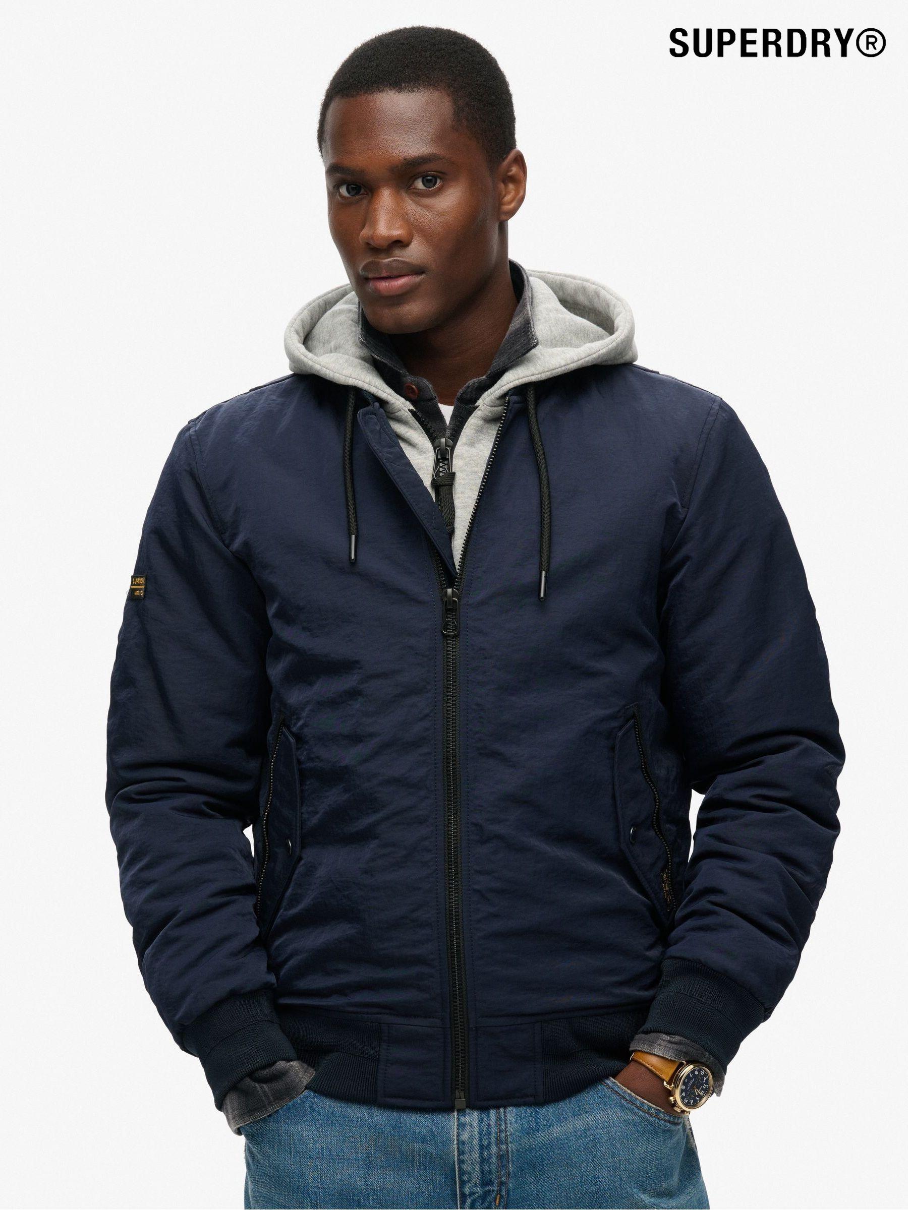 Superdry jacket navy sale