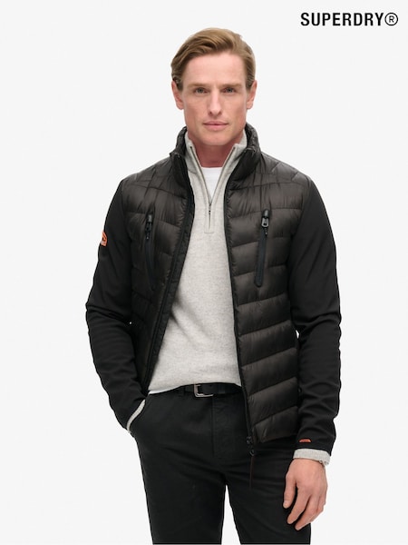 Superdry Black Storm Softshell Hybrid Jacket (801333) | €152