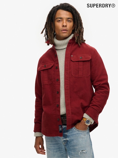 Superdry 100% Cotton Merchant Cpo Overshirt (801393) | €126