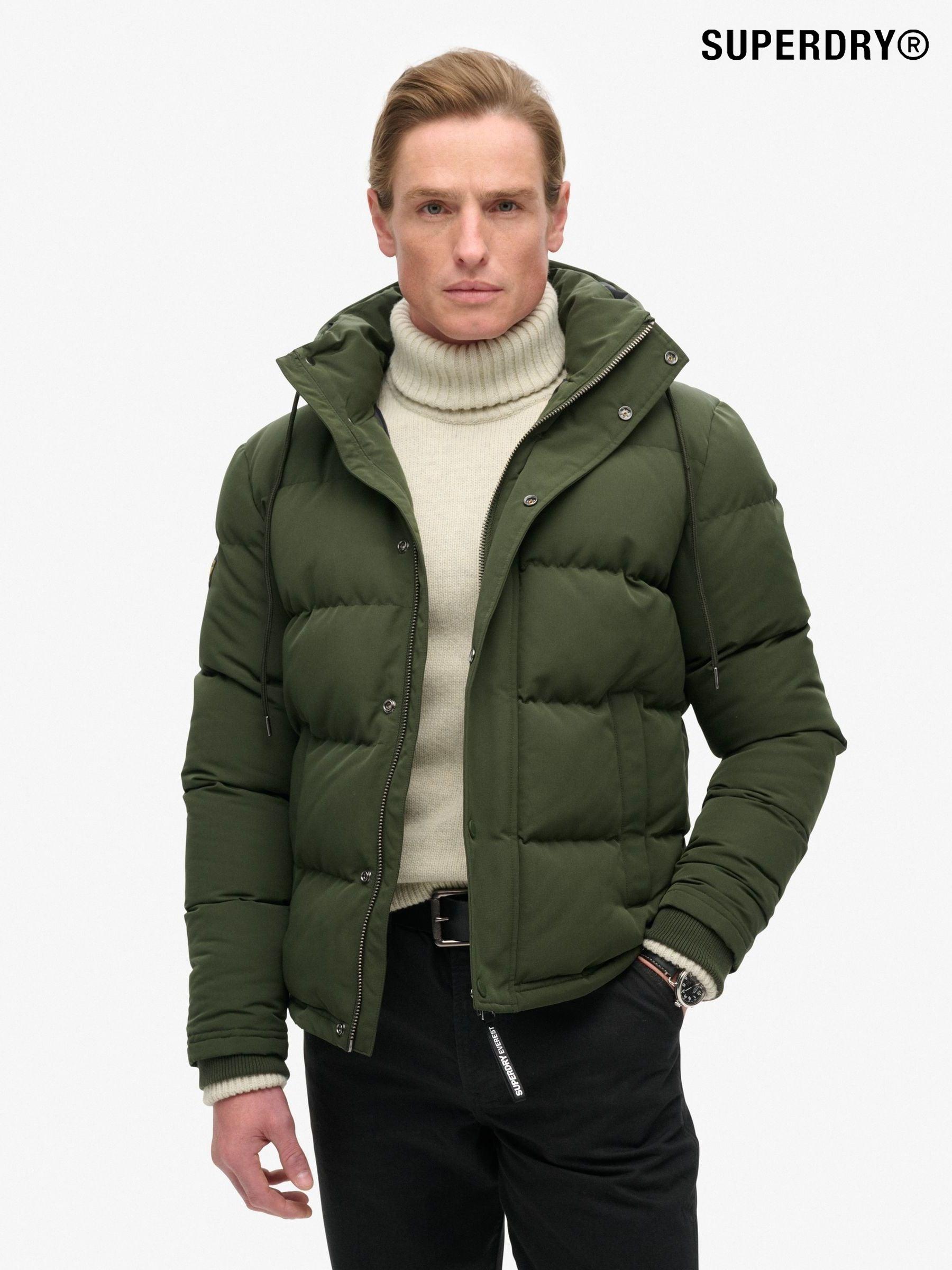 Superdry glacial hooded wool parka outlet