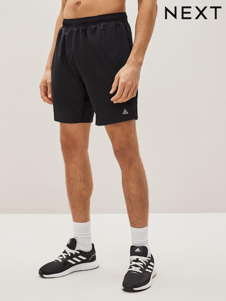 Black Regular Length Active Gym & Running Shorts (802276) | €9