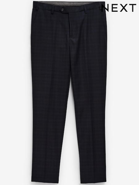 Navy Blue Slim Fit Suit: Trousers (802402) | €12