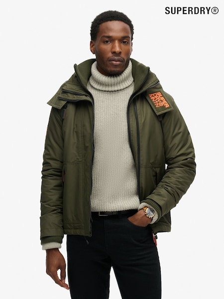 Армійський хакі - Куртка Superdry Hooded Mtn Winbreaker (802631) | 6 008 грн