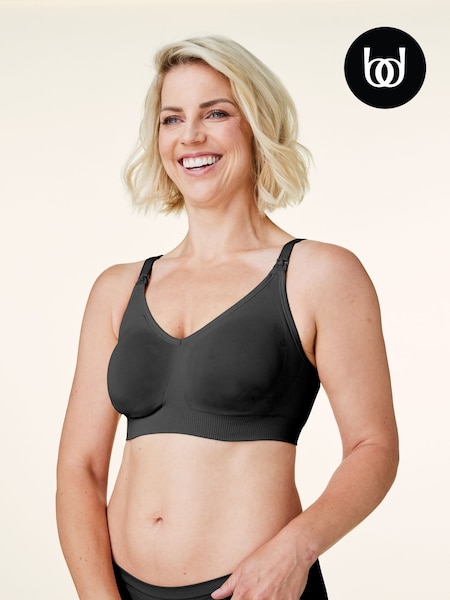 Bravado Black Sustainable Body Silk Seamless Nursing Bra (802692) | 109 QAR
