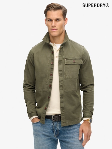 Superdry Merchant Utility Overshirt (802837) | 443 LEI