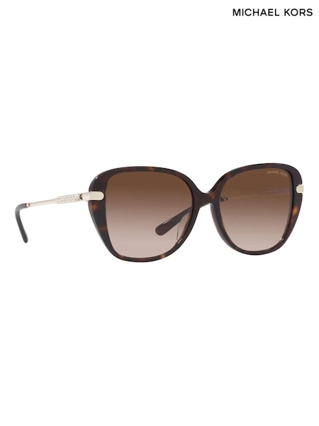 Michael Kors Flatiron Brown Sunglasses (802838) | kr2 490