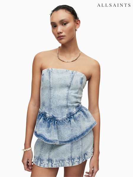AllSaints Blue Ady Denim Dress (802943) | €59