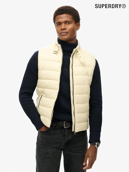 Superdry Pelican Beige Lightweight Padded Gilet (803375) | €114
