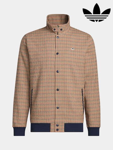 Brown - Regular Adidas Golf Letter Jacket