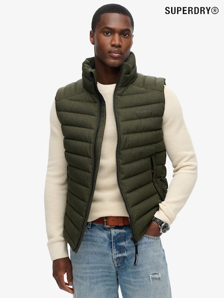 Superdry 100% Cotton Tweed Fuji Gilet (803901) | €142
