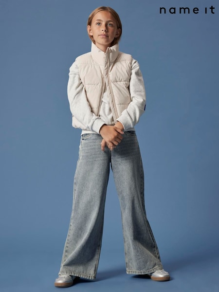Grey - Name It Padded Gillet