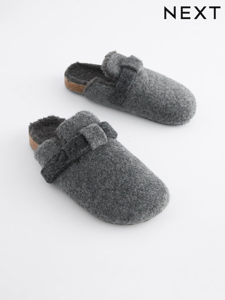 Grey Corkbed Mule Slippers (804143) | €8 - €9
