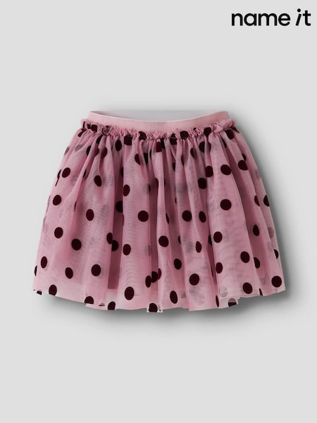 Purple - Name It Tulle Flocked Heart Tutu