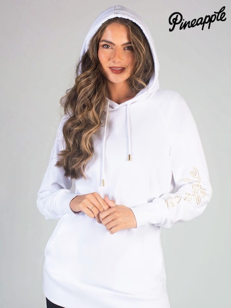 Valkoinen - Pineapple Womens Longline Hoodie (804630) | €57