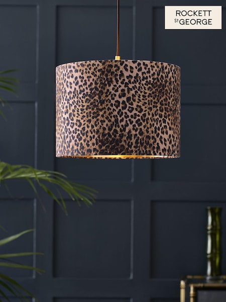 Rockett St George Leopard Love Drum Lamp Shade (804729) | €61
