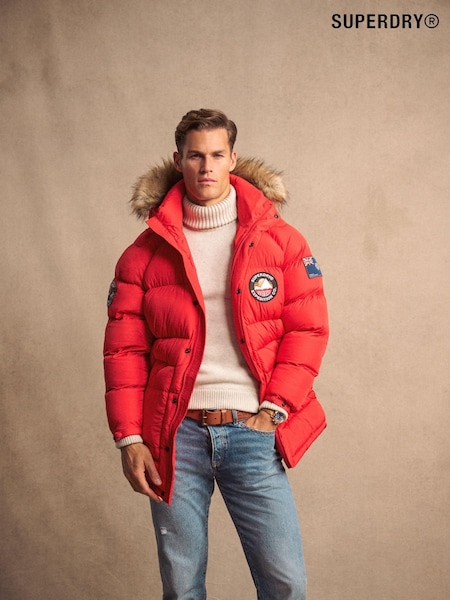 Heritage Red - Parka cu paragate Superdry Everest (804997) | 701 LEI