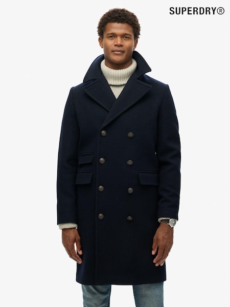 Затемнення флоту - Довге пальто Superdry Merchant Wool (805383) | 12 016 грн