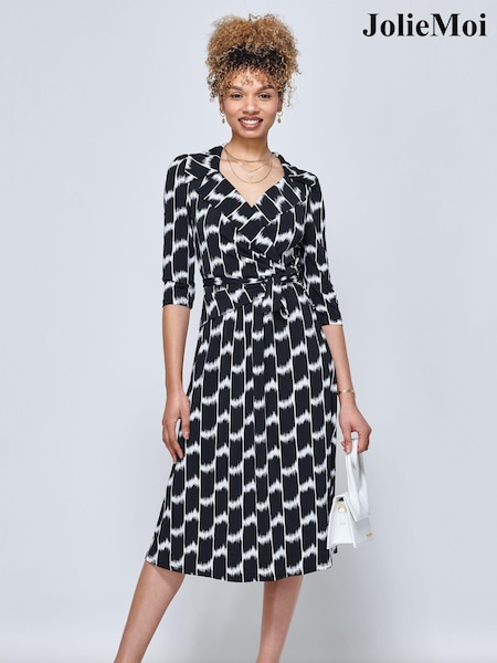 Jolie Moi Wrap Tie Side Raegan Jersey Dress (805432) | 21 €