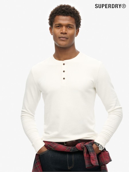 Superdry Ecru Merchant Grandad Top (805807) | €34