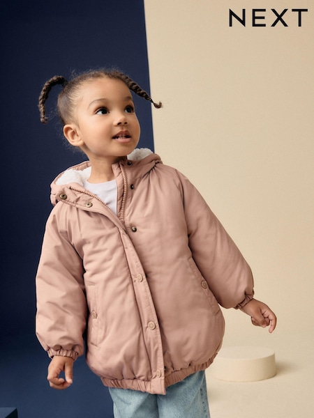 Pfirsich, pink - Shower Resistant Wadded Parka Coat (3mths-7yrs) (805988) | 30 € - 35 €