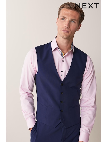 أزرق زاهي - Regular Fit Waistcoat (806063) | ‏206 ر.س.‏