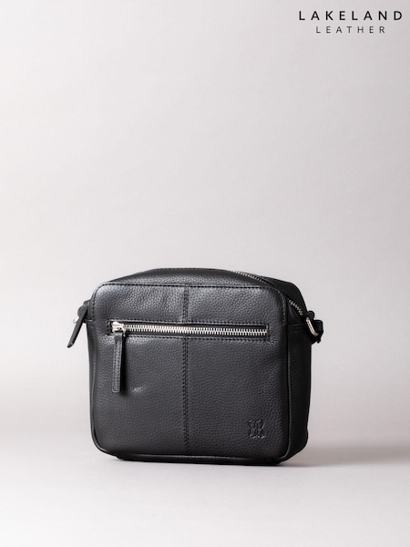 Lakeland Leather Black Dark Alston Boxy Leather Cross-Body Bag (806297) | € 78