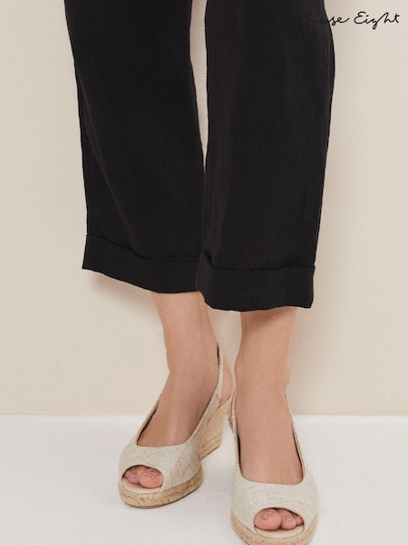 Phase Eight Metallic Peep Toe Slingback Espadrilles (807103) | €56