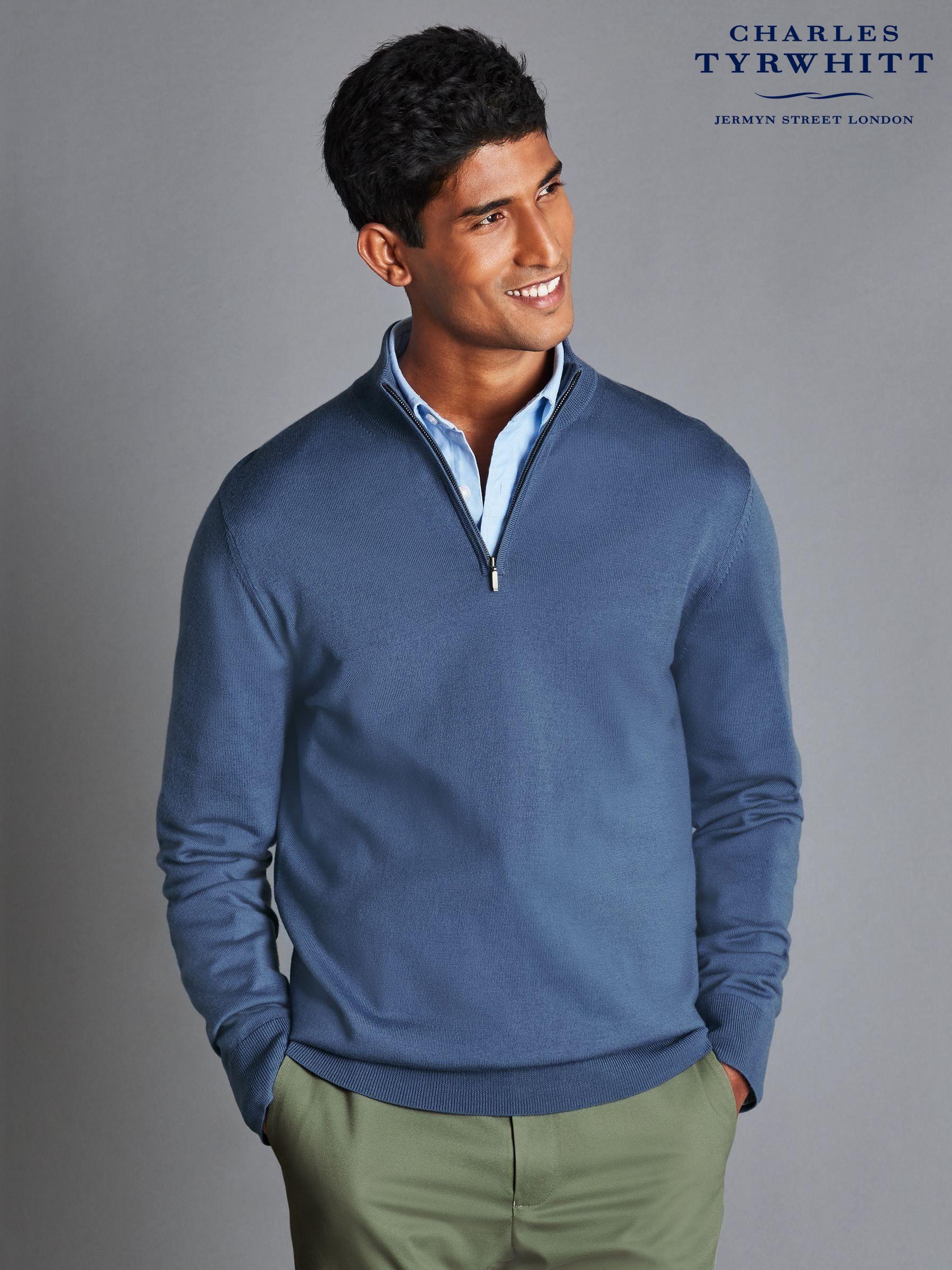 Charles tyrwhitt half zip clearance