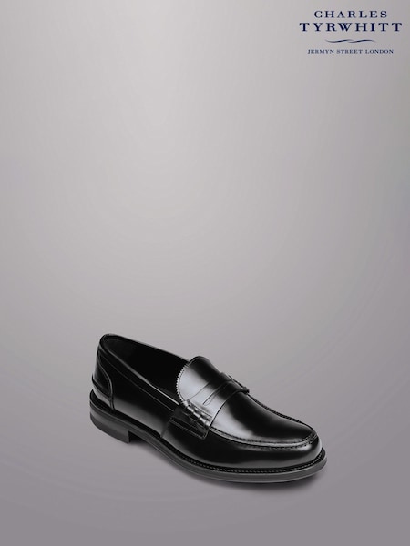 Charles Tyrwhitt High Shine Leather Penny Loafers (808287) | ‏654‏₪