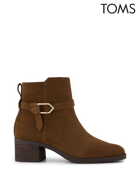 Brown - Toms Delilah Buckle Boots