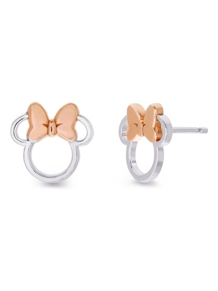 Peers Hardy Silver Tone Disney Minnie Mouse Sterling Silver Stud Earrings (808390) | €37
