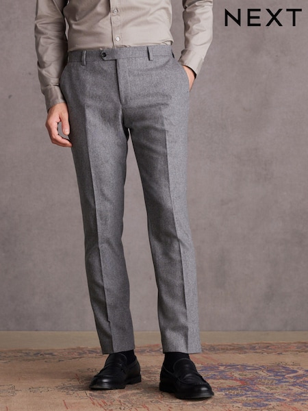 Серый - Signature Italian Fabric Suit Trousers (808758) | €11