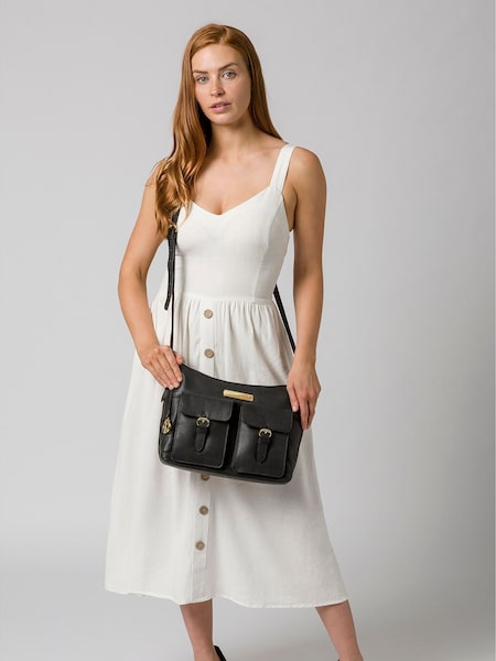 Pure Luxuries London Jenna Leather Shoulder Bag (809697) | $103