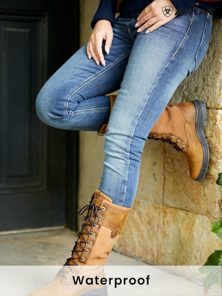 Ariat Wythburn Ii Brown Waterproof Boots (809732) | ‏981‏₪