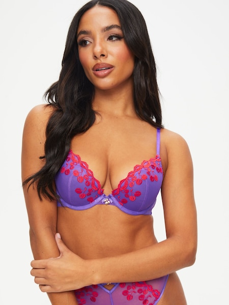 Ann Summers Purple Cherry Kiss Padded Plunge Bra (809948) | €15