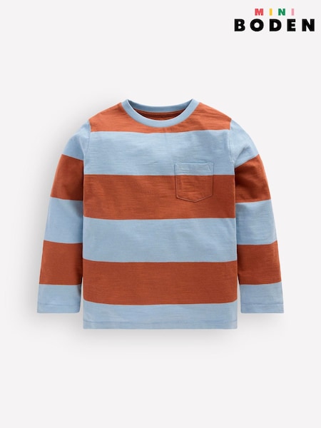 Blue - Boden Everyday Long Sleeve T-shirt