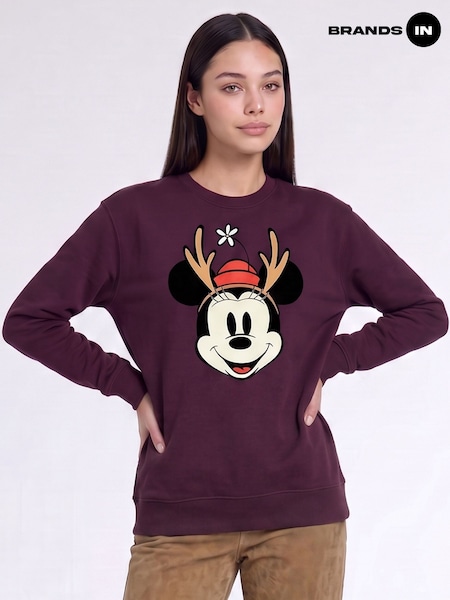 Red - Brands In Disney Minnie Mouse Family Christmas Sweatshirt
