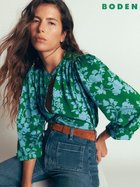 Green - Boden Ara Jersey Shirt