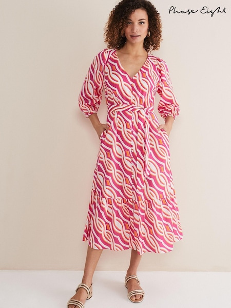 Phase Eight Pink Georgie Dress (811438) | €59